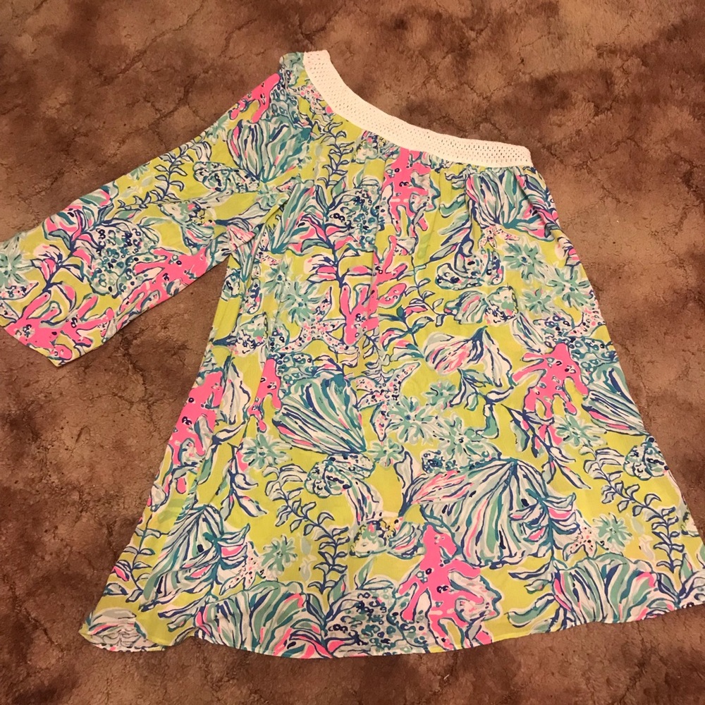Lilly Pulitzer Shealyn coverup in Lemon Drop Small